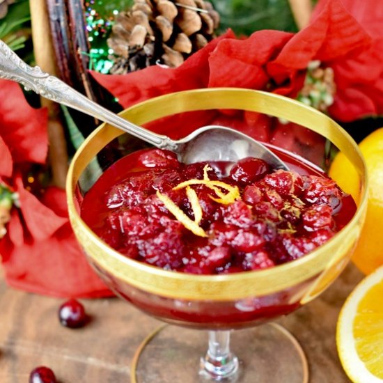 Quick Cranberry Orange Sauce