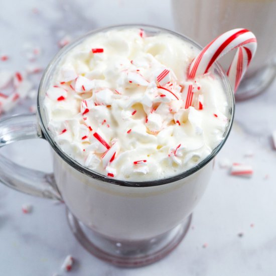 Peppermint White Hot Chocolate