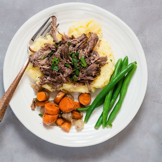 Slow Cooker Red Wine Beef