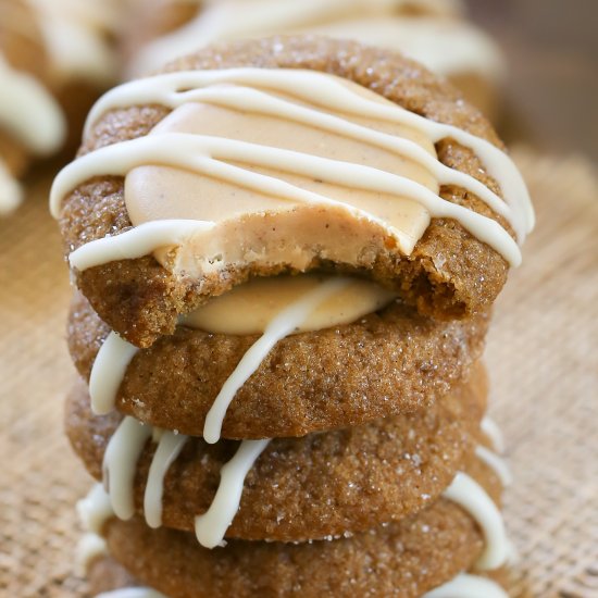 Gingerbread Thumbprint Cookies