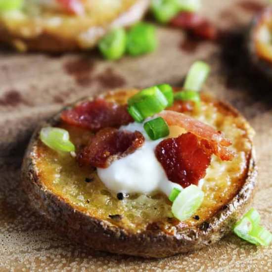 Easy Loaded Baked Potato Bites