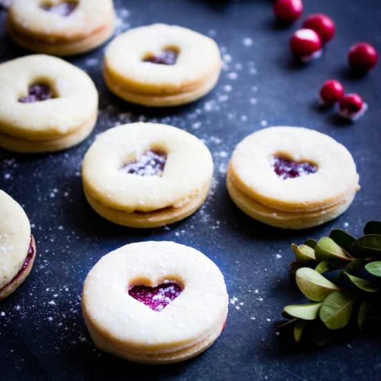 Swiss Jam Sandwich Cookies