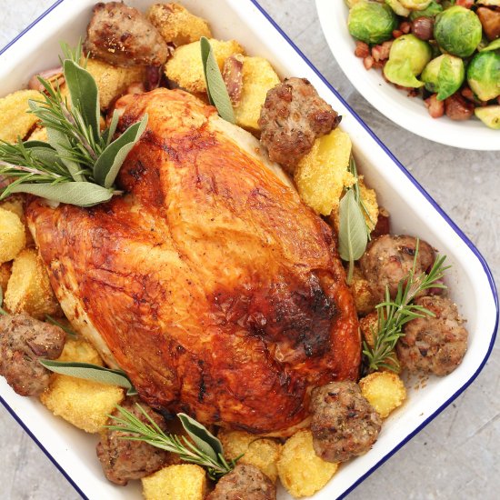 Easy Roast Turkey Crown