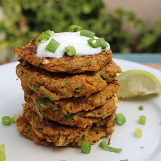 Curried Winter Squash Fritters