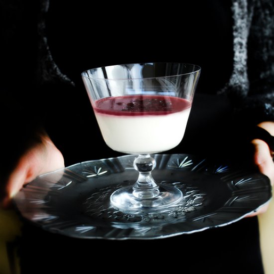 Pomegranate Panna Cotta