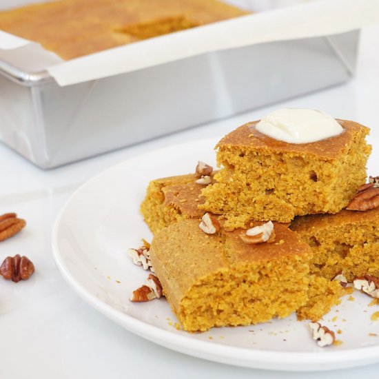 Vegan Maple Pumpkin Cornbread