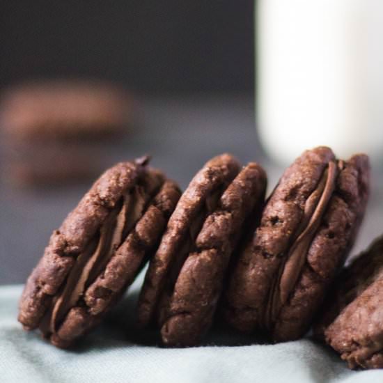 Double Chocolate Cookie Sandwich