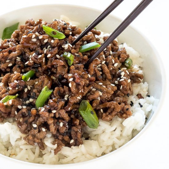 Korean Beef Bowls