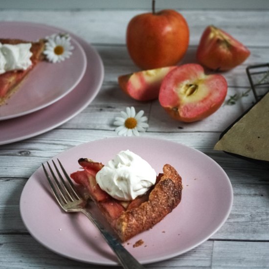 Salted Honey Apple Galette