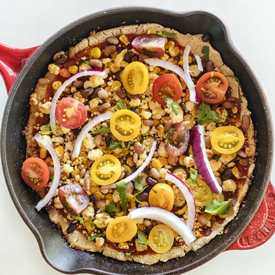 Mexican Pizza With Corn Masa Crust