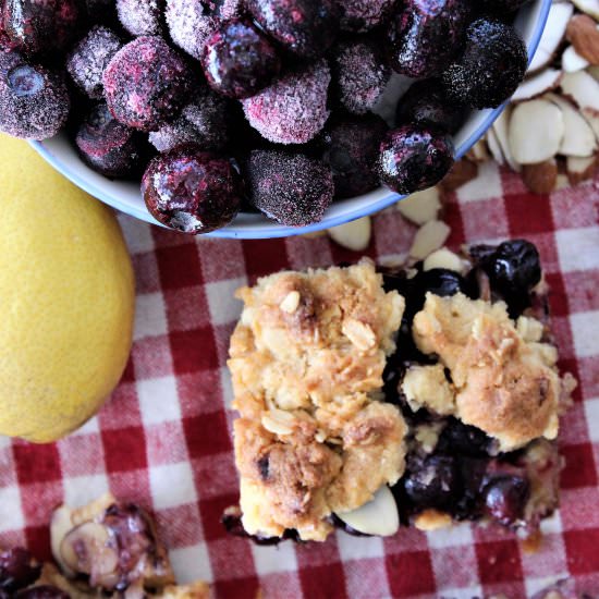 Lemon and Blueberry Bars