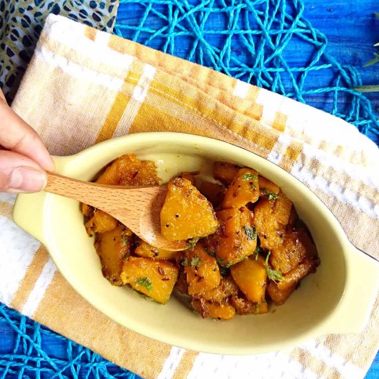 Pumpkin Sabzi