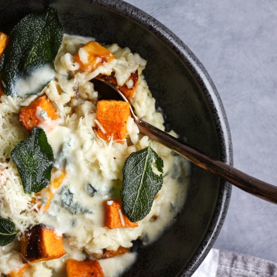 butternut squash & sage risotto