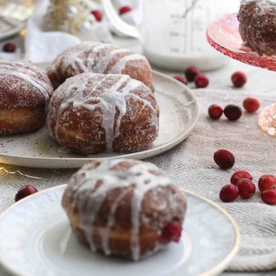 Vanilla Bean Christmas Donuts