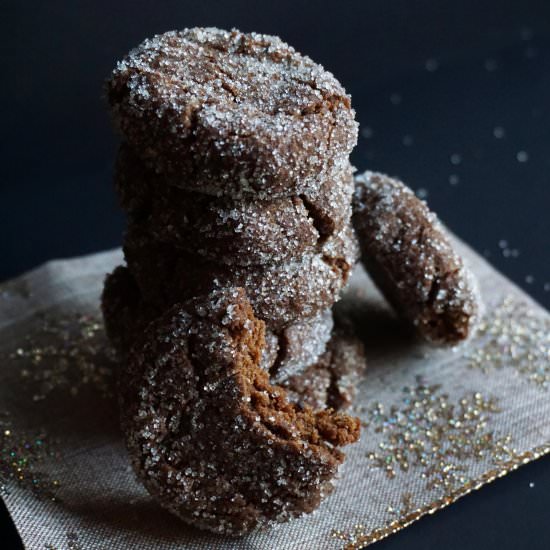 Teff Flour Gingersnap Cookies