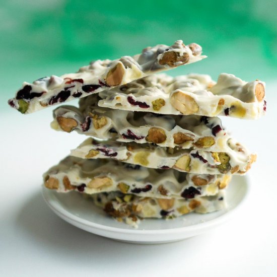 White Chocolate Holiday Bark