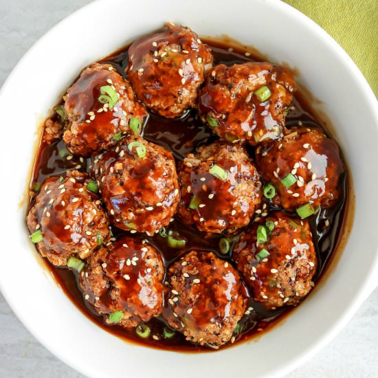 Asian Quinoa Meatballs