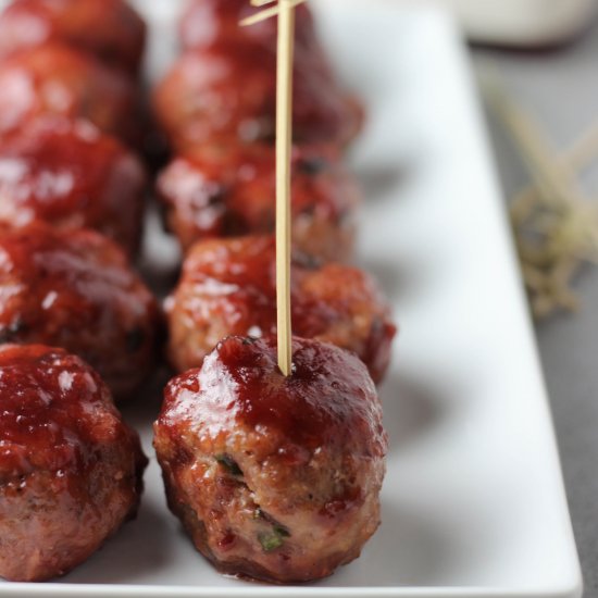 Cranberry Horseradish Meatballs