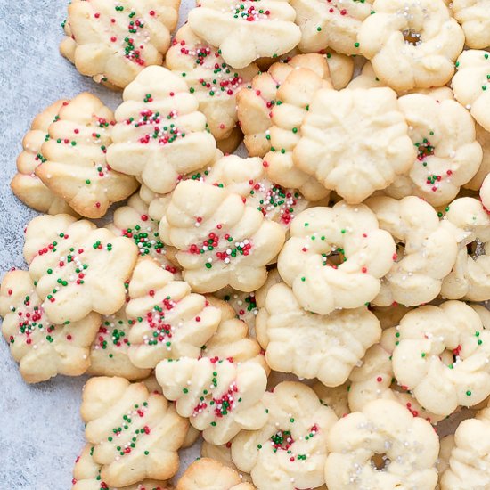 Cream Cheese Spritz Cookies