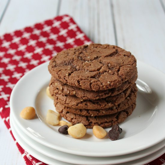 GF Nutty Chocolate Crunch Cookies