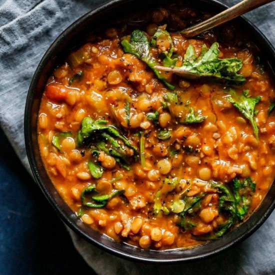 Instant Pot Lentil Soup