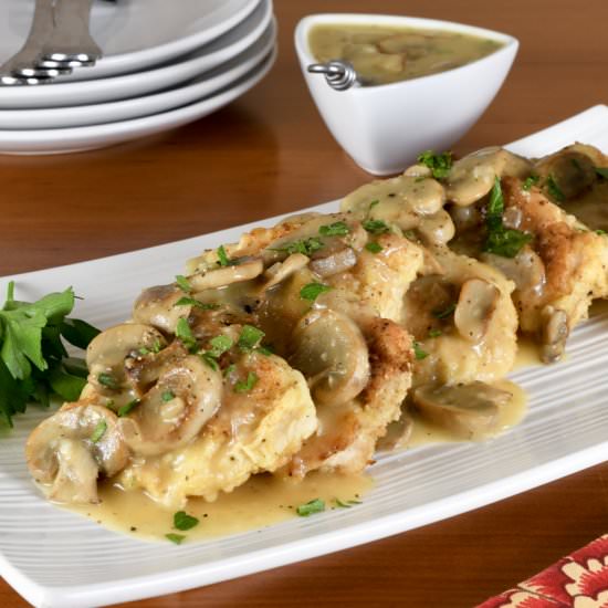 Chicken with White Wine Sauce