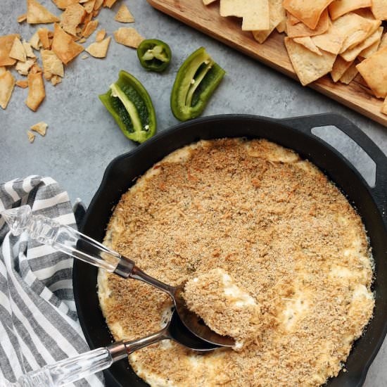 Lightened Up Jalapeño Popper Dip