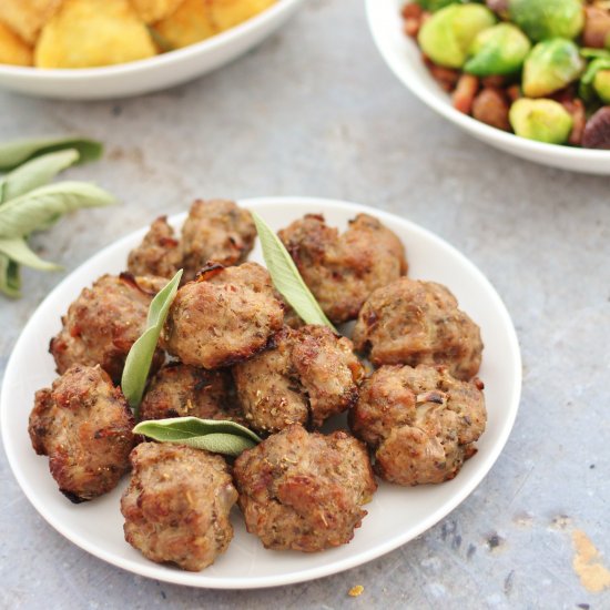 Pork, Sage and Onion Stuffing Balls