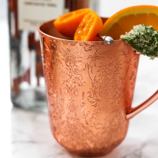 Winter Citrus Moscow Mule