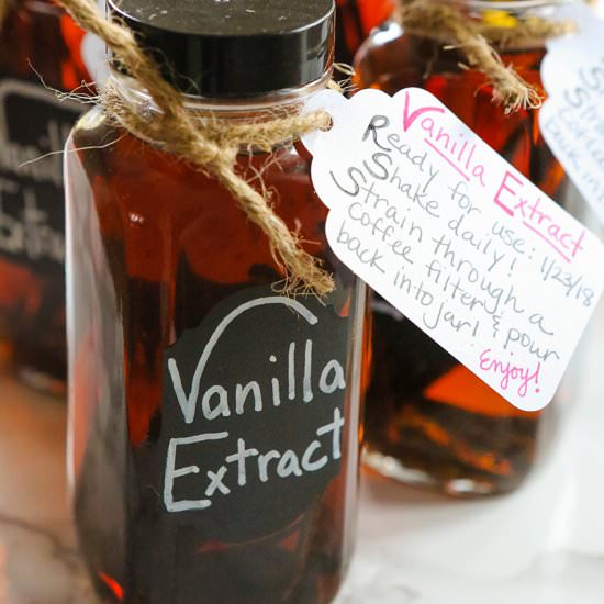 Homemade Vanilla Extract