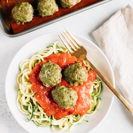 Spinach Turkey Meatballs