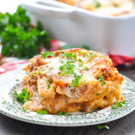 Chi-Chi’s Christmas Eve Lasagna