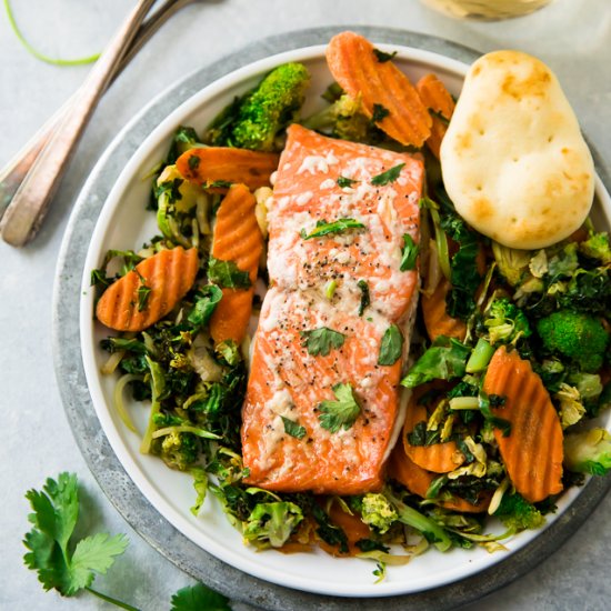 Honey Cilantro Lime Salmon