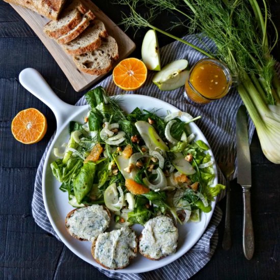 Arugula, Apple, and Fennel Salad