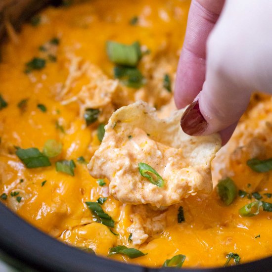 Slow Cooker Buffalo Chicken Dip