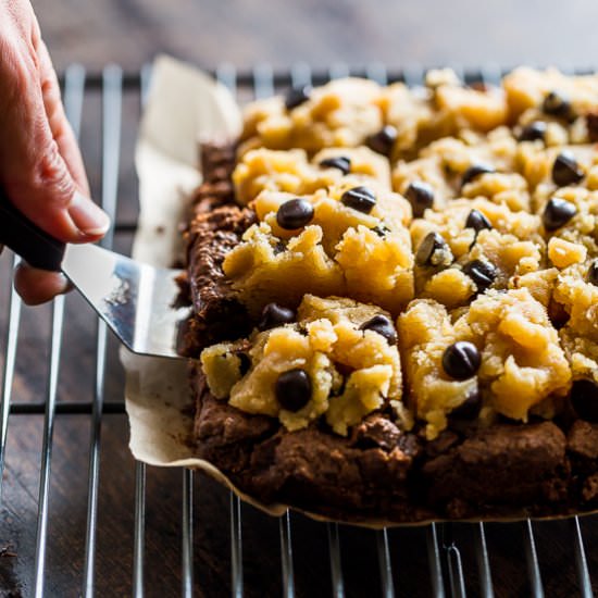 Grain Free Cookie Dough Brownies