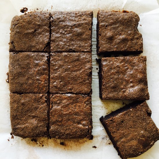 Butterless fudgy brownies