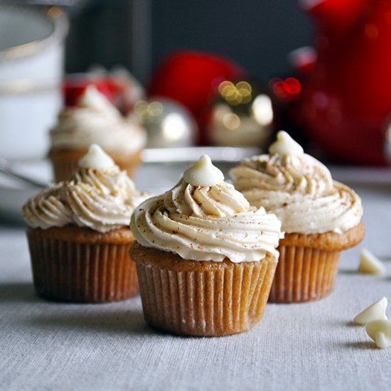 Mini Chai Latte Cupcakes