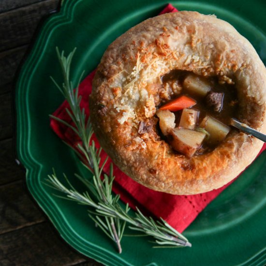 Make-Ahead Beef & Mushroom Pot Pies