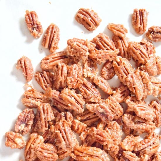 Cinnamon Coconut Roasted Pecans