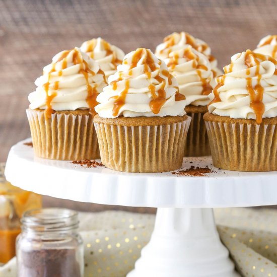 Caramel Mocha Cupcakes