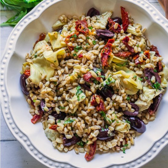 Mediterranean Farro Salad