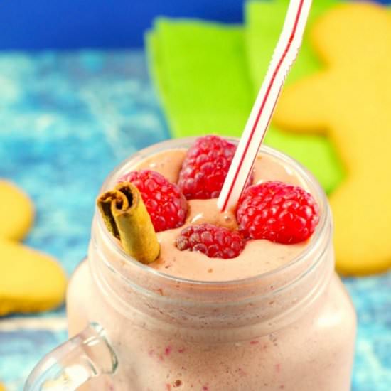 Raspberry Gingerbread Smoothie