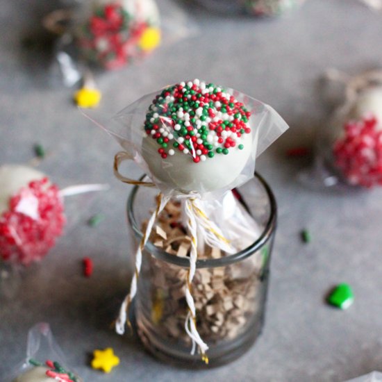 Peppermint Chocolate Truffle Pop