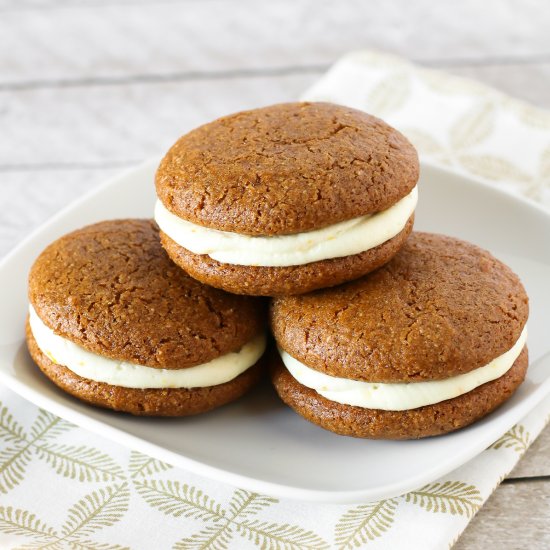 Gingerbread Whoopie Pies