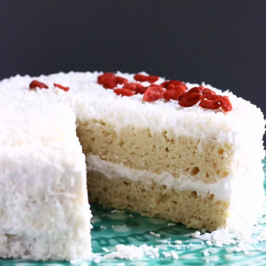 Gluten-Free Vegan Coconut Cake