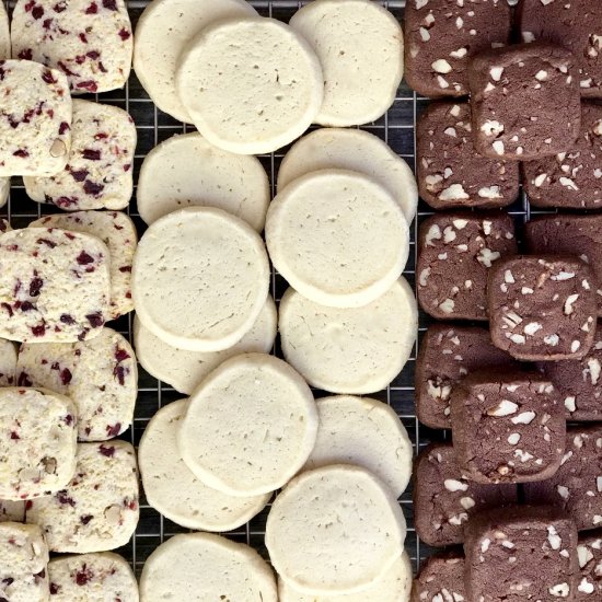 Slice & Bake Icebox Holiday Cookies