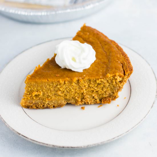 Gluten Free Pumpkin Pie