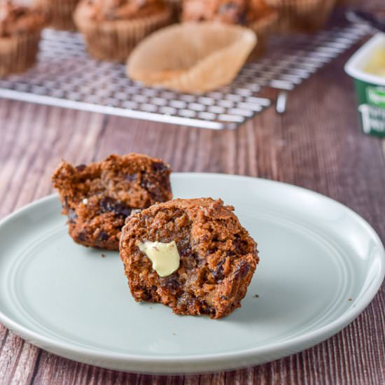 Delish Date Nut Muffins