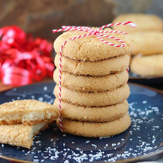 Eggless Coconut cookies